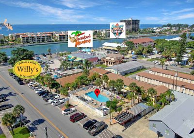 Businesses Along St Pete Beach, Florida